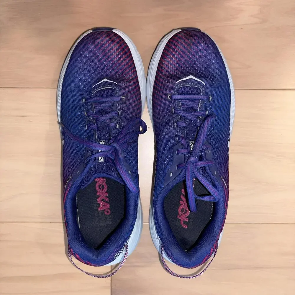Hoka One One Rincon 2 Running Shoes Clematis Blue/Arctic Ice Women's Size 9.5 - Picture 4 of 8